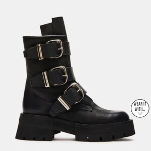 Brand new Steve Madden Roland black boots size 8.5 NWTS